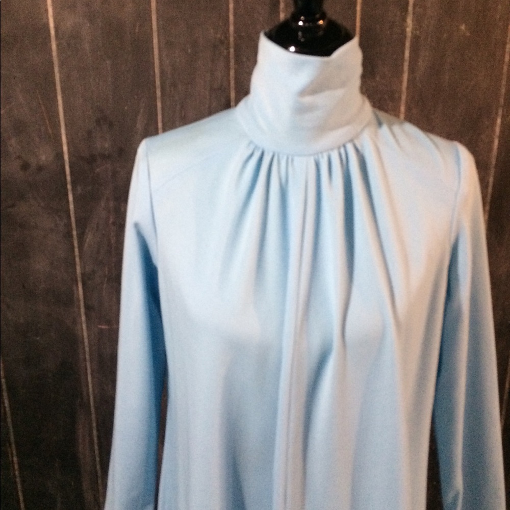 Vintage baby blue maxi dress